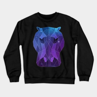 Galaxy Hippo Crewneck Sweatshirt